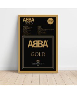 ABBA – Gold (Greatest Hits) Fine Art Album Poster - Music Decor