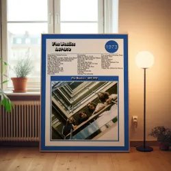 The Beatles – 1967-1970 Blue Album Fine Art Album Poster