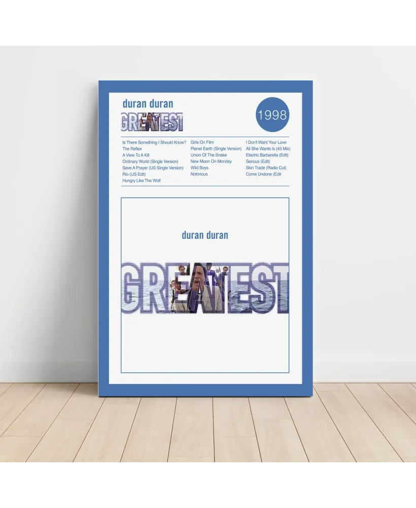 Duran Duran – Greatest Fine Art Album Poster