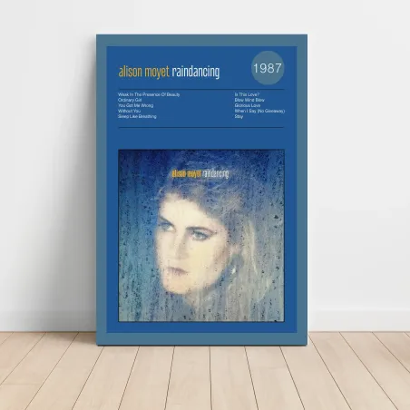 Alison Moyet – Raindancing Fine Art Album Poster - Music Decor