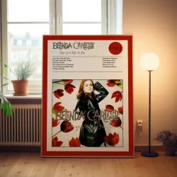 Belinda Carlisle–Live Your Life Be Free Fine Art Album Poster