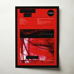 David Sylvian & Fripp – Damage Fine Art Album Poster