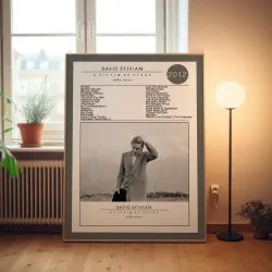 David Sylvian – A Victim Of Stars 1982 - 2012 Fine Art Album Poster