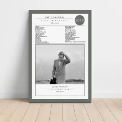 David Sylvian – A Victim Of Stars 1982 - 2012 Fine Art Album Poster