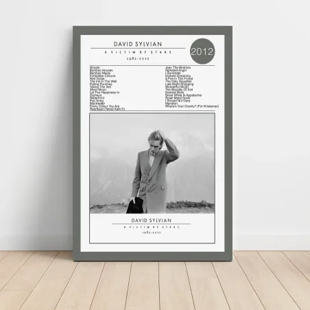 David Sylvian – A Victim Of Stars 1982 - 2012 Fine Art Album Poster