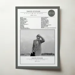 David Sylvian – A Victim Of Stars 1982 - 2012 Fine Art Album Poster