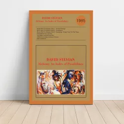 David Sylvian – Alchemy - An Index Of Possibilities Fine Art Album Poster