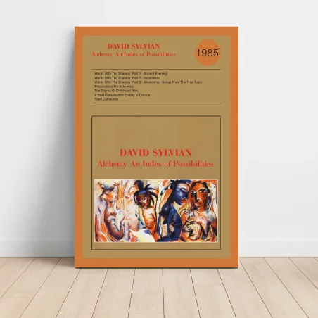David Sylvian – Alchemy - An Index Of Possibilities Fine Art Album Poster