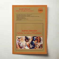 David Sylvian – Alchemy - An Index Of Possibilities Fine Art Album Poster