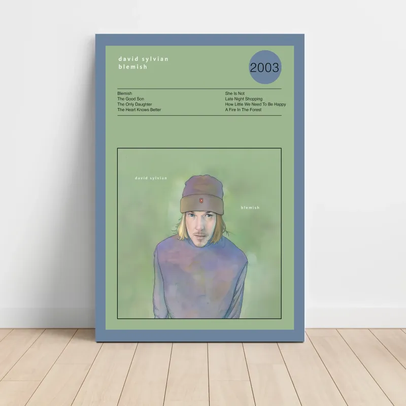David Sylvian – Blemish Fine Art Album Poster for Music Lovers