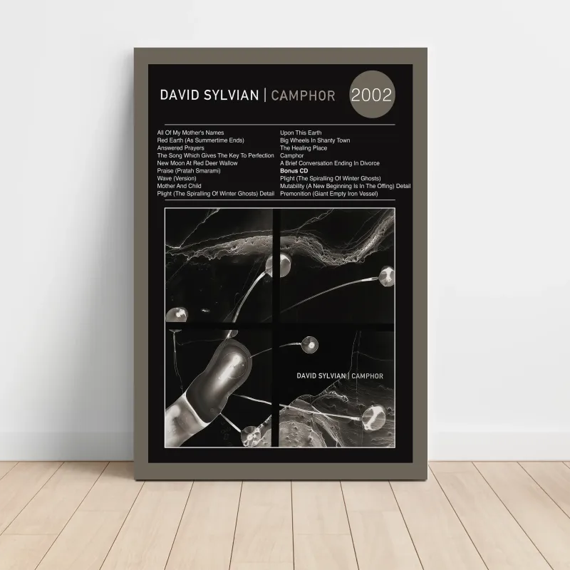 David Sylvian – Camphor Fine Art Album Poster for Collectors
