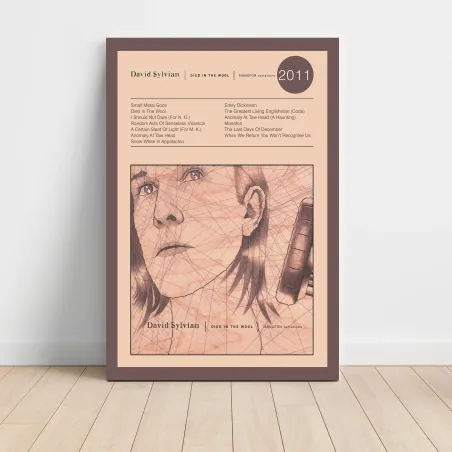 David Sylvian – Died In The Wool Manafon Variations Fine Art Album Poster