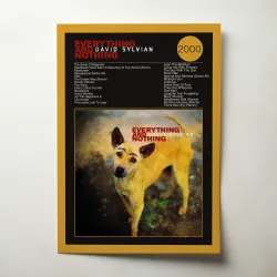 David Sylvian – Everything And Nothing Fine Art Album Poster