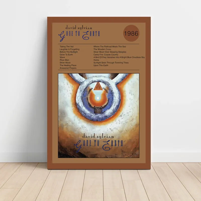 David Sylvian – Gone To Earth Fine Art Album Poster David Sylvian – Gone To Earth Fine Art Album Poster