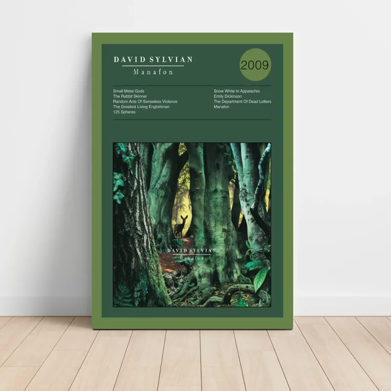 David Sylvian – Manafon Fine Art Album Poster for Music Fans