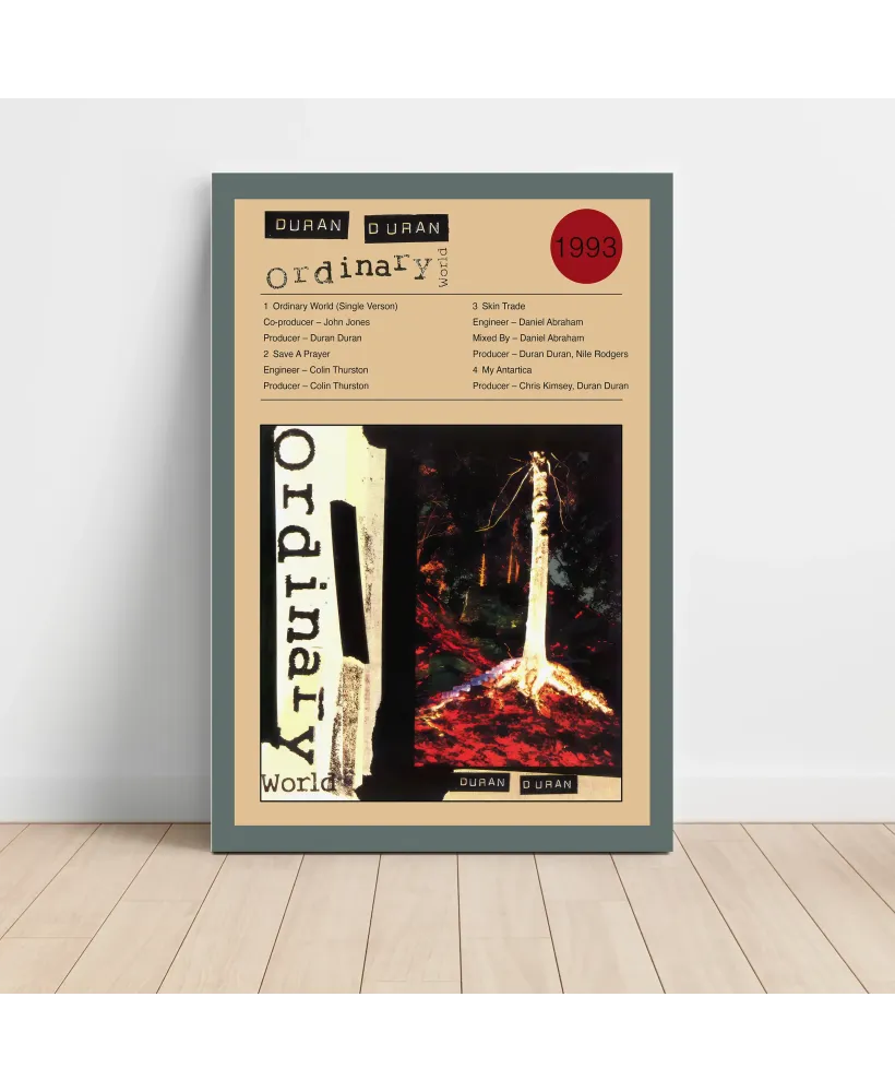 Duran Duran – Ordinary World Single Fine Art Album Poster