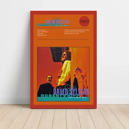 David Sylvian & Robert Fripp – The First Day Fine Art Album Poster