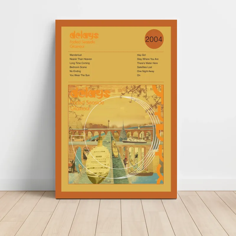 Delays – Faded Seaside Glamour-Recovered Fine Art Album Poster