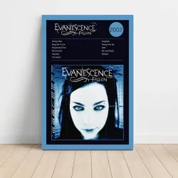 Evanescence – Fallen Fine Art Album Poster for Music Lovers