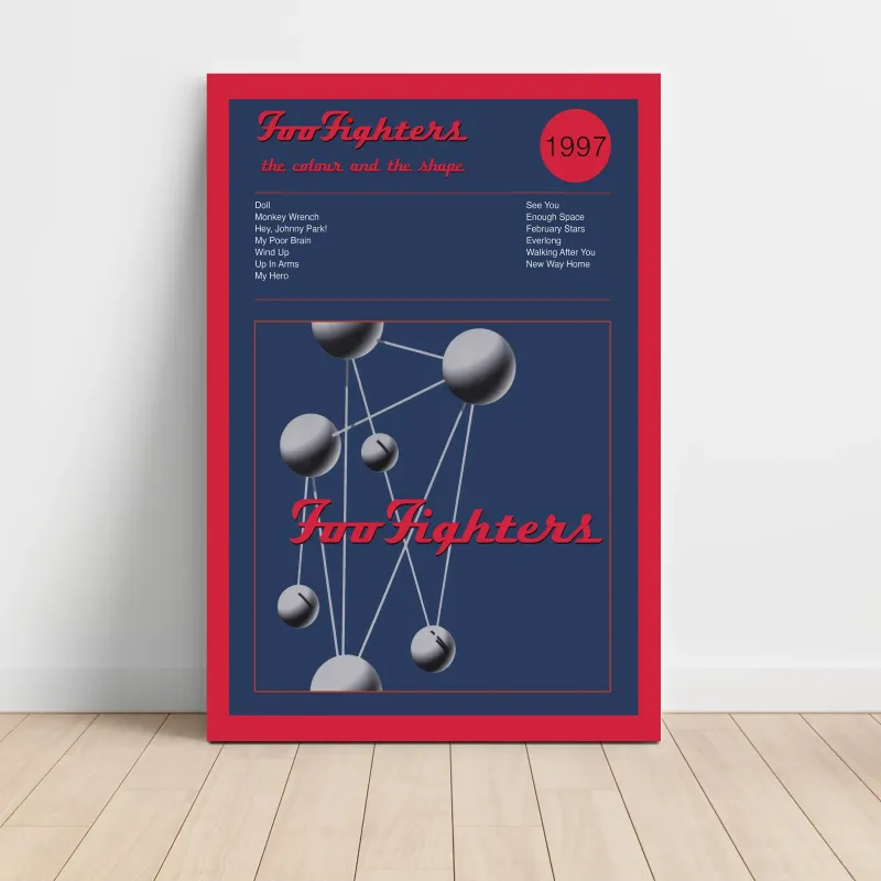 Foo Fighters – The Colour And The Shape Fine Art Poster Foo Fighters – The Colour And The Shape Fine Art Poster