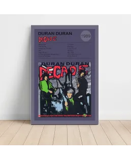 Duran Duran - Decade Fine Art Album Poster