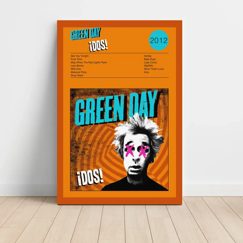 Green Day – ¡Dos! Fine Art Album Poster | Music Wall Art
