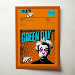 Green Day – ¡Dos! Fine Art Album Poster | Music Wall Art