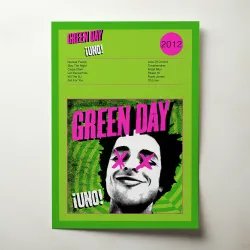 Green Day – ¡Uno! Fine Art Album Poster | Music Decor