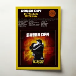 Green Day – 21st Century Breakdown Fine Art Album Poster