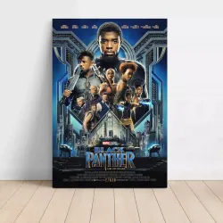 Black Panther 2010's Fine Art Movie Poster - Iconic Design