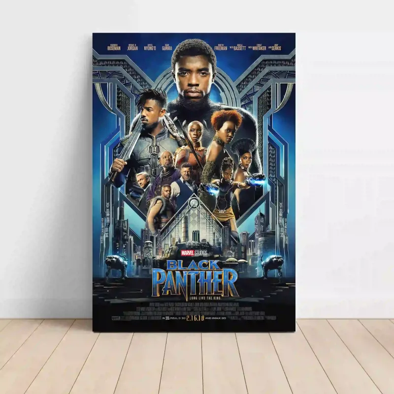 Black Panther (2018) Fine Art Movie Poster