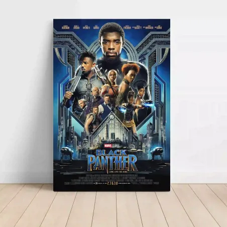 Black Panther (2018) Fine Art Movie Poster