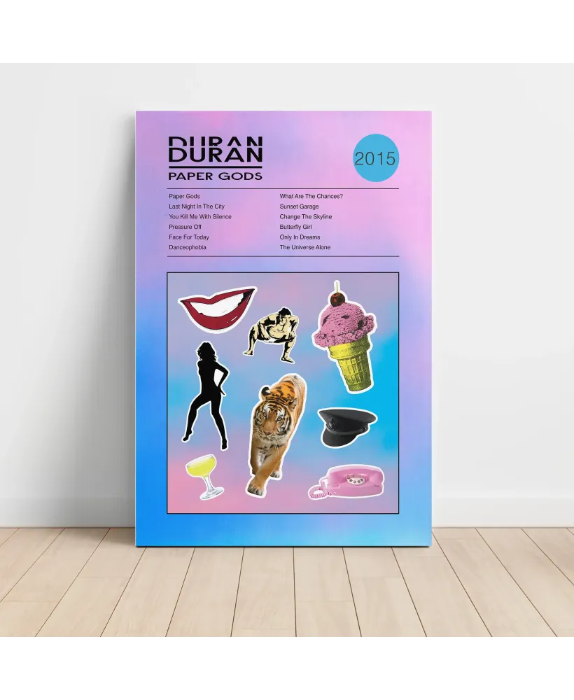 Duran Duran - Paper Gods Fine Art Album Poster