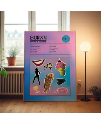 Duran Duran - Paper Gods Fine Art Album Poster