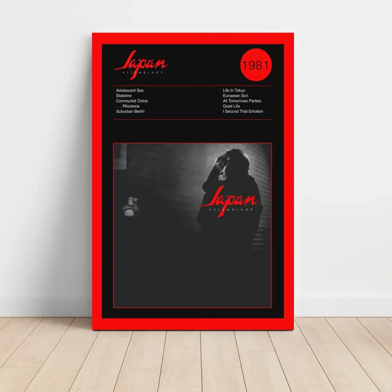 Japan – Assemblage Fine Art Album Poster | Music Decor