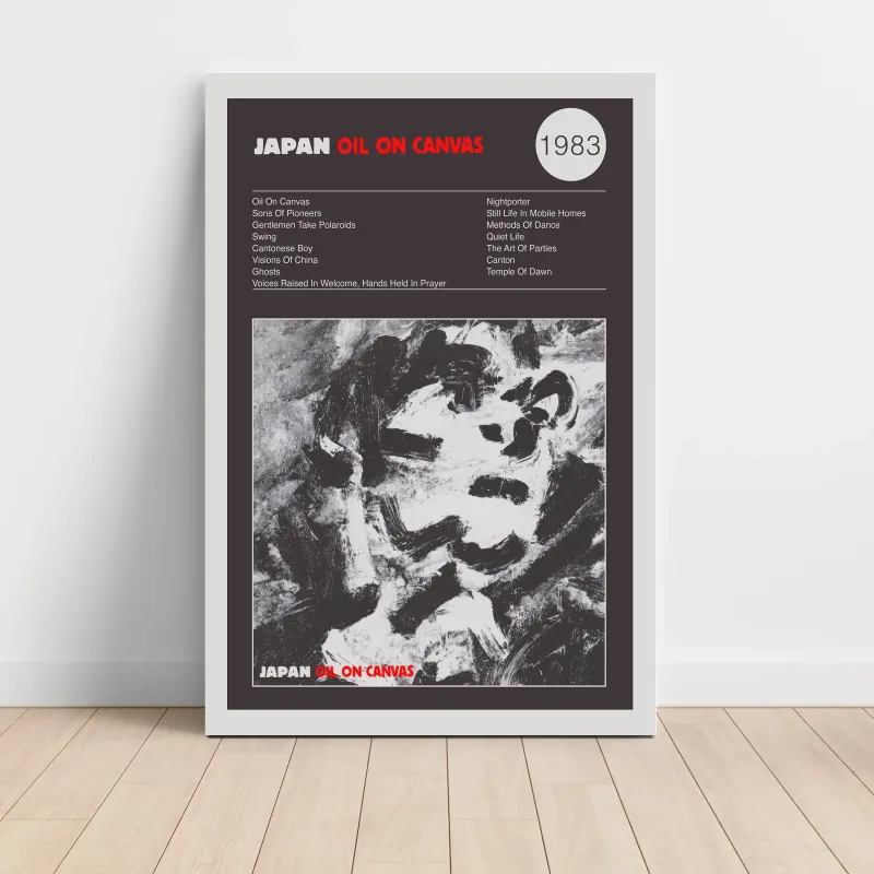 Japan – Oil On Canvas Fine Art Album Poster - Music Decor