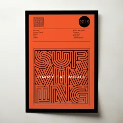 Jimmy Eat World – Surviving Fine Art Album Poster - Shop Now!