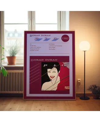 Duran Duran - Rio Fine Art Album Poster | Music Wall Art