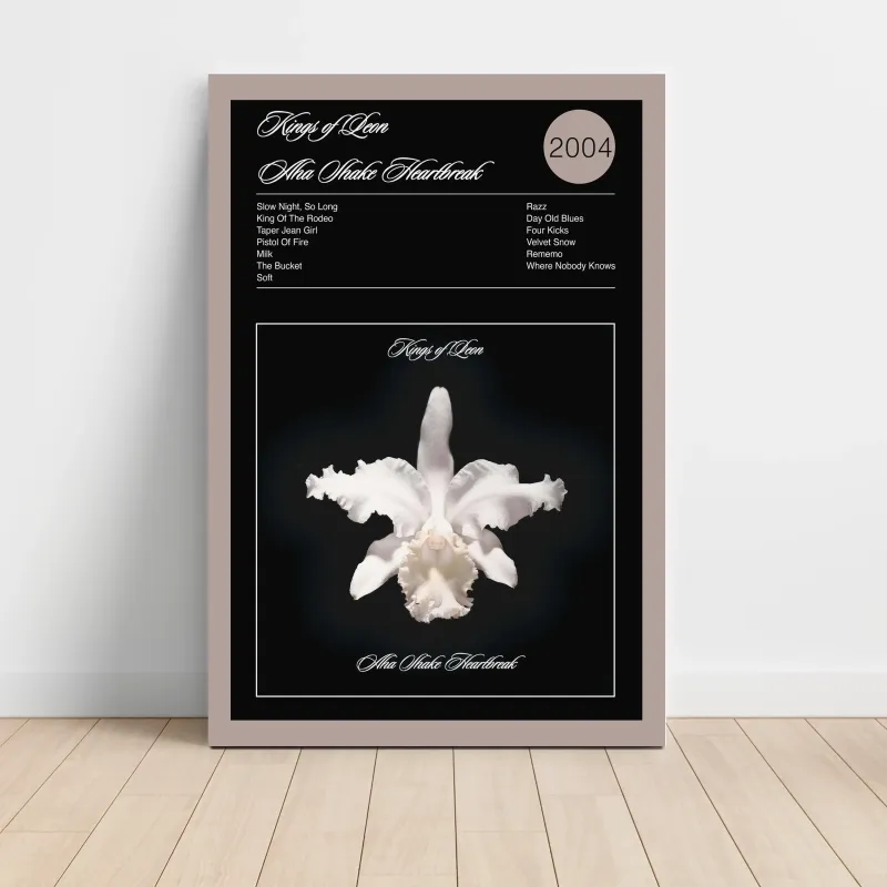 Kings Of Leon – Aha Shake Heartbreak Fine Art Album Poster