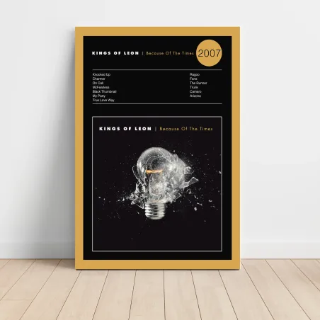 Kings Of Leon – Because Of The Times Fine Art Album Poster Art