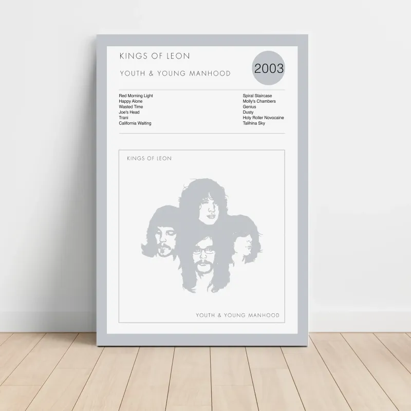 Kings Of Leon – Youth & Young Manhood Fine Art Album Poster