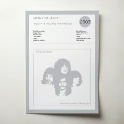 Kings Of Leon – Youth & Young Manhood Fine Art Album Poster