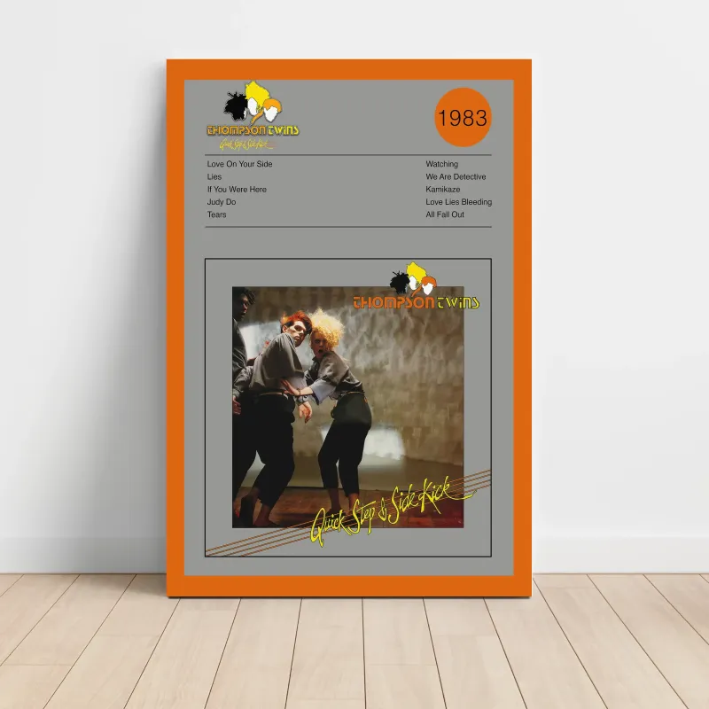 Thompson Twins Quick Step & Side Kick Fine Art Poster