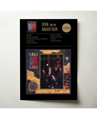 Duran Duran - Seven and the Ragged Tiger Fine Art Album Poster