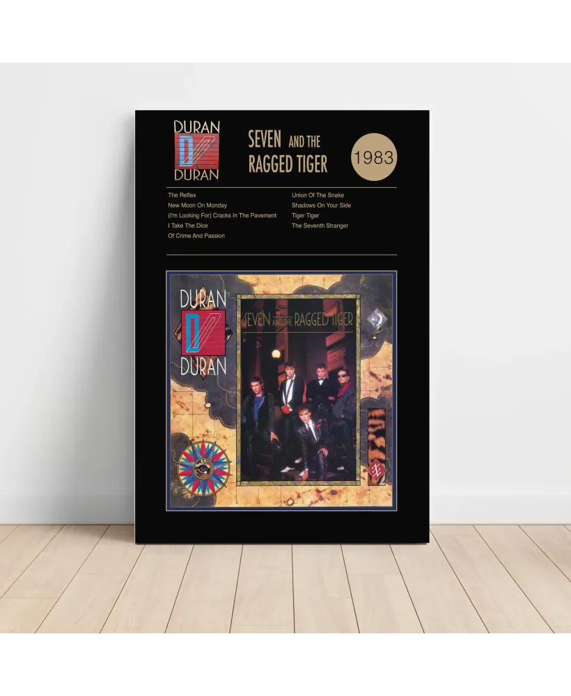 Duran Duran - Seven and the Ragged Tiger Fine Art Album Poster