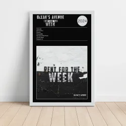 Oceans Avenue Fine Art Album Poster - Rent for the Week