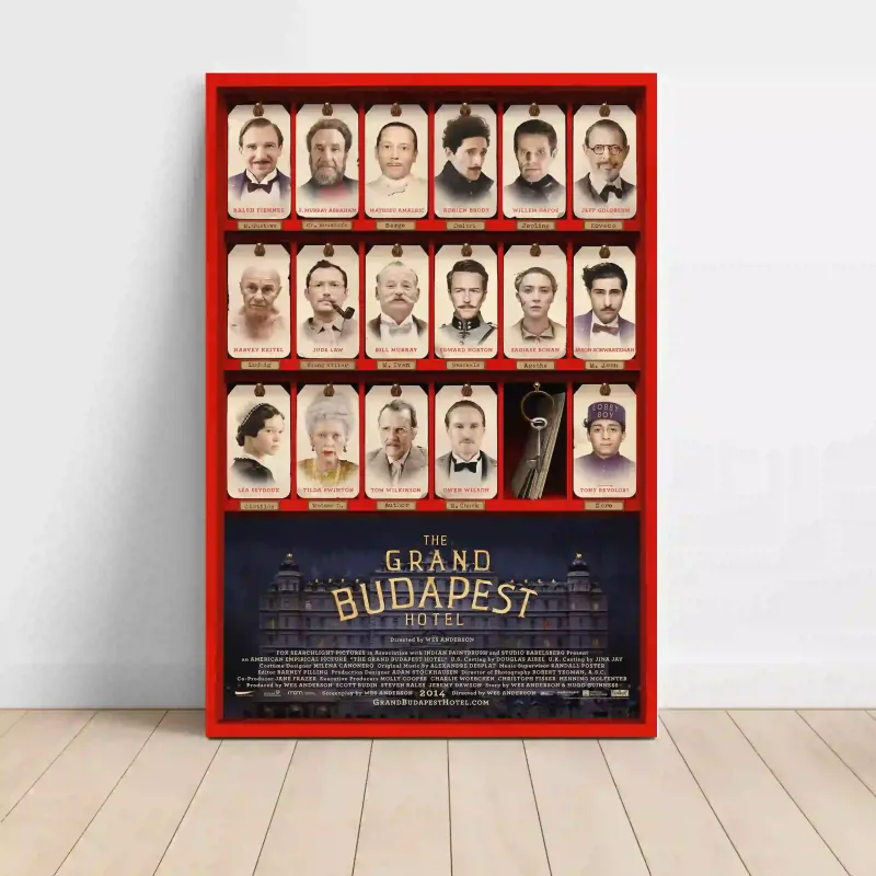 The Grand Budapest Hotel (2014) Fine Art Movie Poster