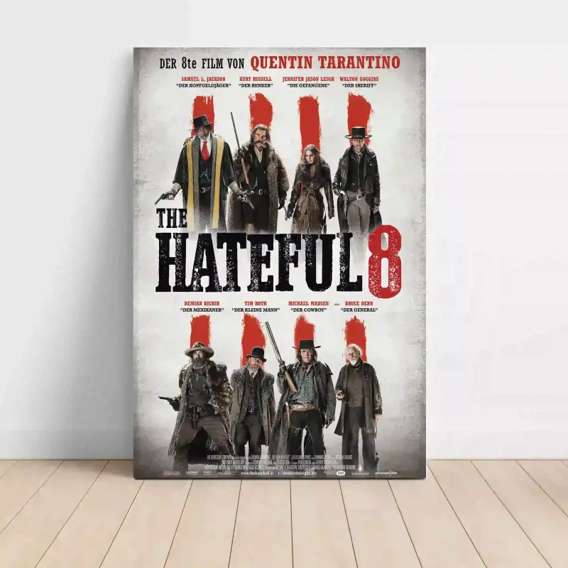 The Hateful Eight 2010's Fine Art Movie Poster - Unique Decor