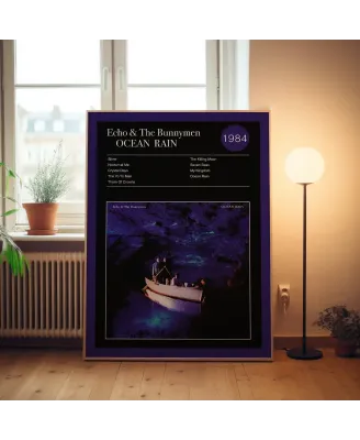 Echo & The Bunnymen – Ocean Rain Fine Art Album Poster
