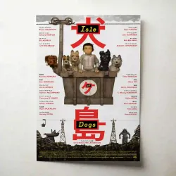 Isle of Dogs 2010's Fine Art Movie Poster - Unique Decor